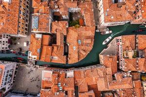 Aerial view of iconic San Marco square photo