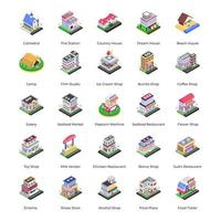 Pack Of Cityscape vector