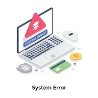 conceptos de error del sistema vector