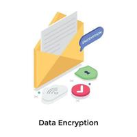 Data Encryption Concepts vector