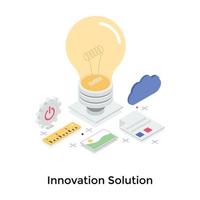 Innovative Solution  Concepts vector