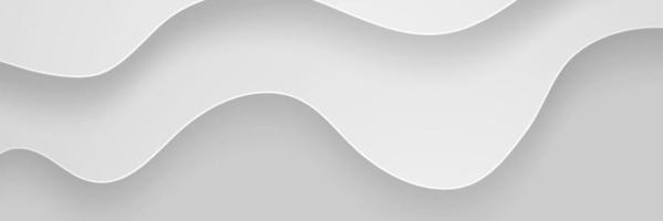 banner Abstract geometric white and gray color background vector illustration.