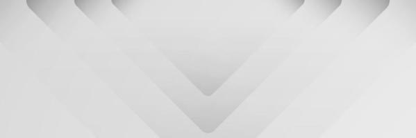 banner Abstract geometric white and gray color background vector illustration.