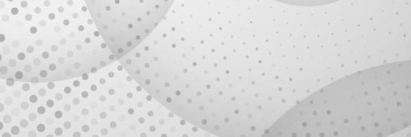 banner Abstract geometric white and gray color background vector illustration.