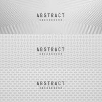 banner Abstract geometric white and gray color background vector illustration.