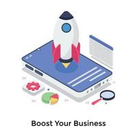 Boost Your Business vector