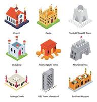 Famous Landmarks Concepts vector