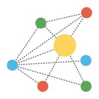 Business Network Concepts vector