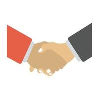 Trendy Partnership Concepts vector