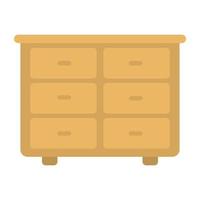 Chest Of Drawers vector