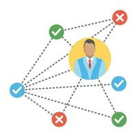 Business Network Concepts vector