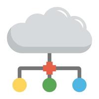 Cloud Networking Concepts vector