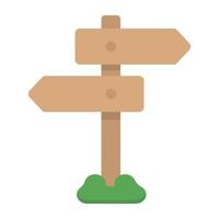 Trendy Signpost Concepts vector