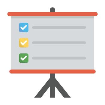 conceptos de informe de encuesta vector