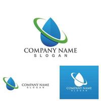 Water drop Logo Template vector