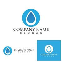 Water drop Logo Template vector