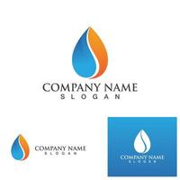 Water drop Logo Template vector