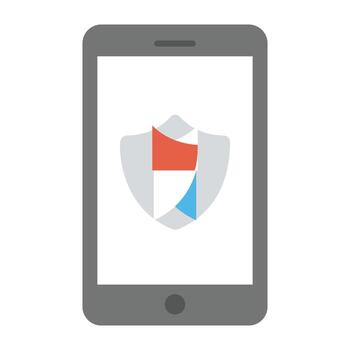 Mobile Security Concepts vector