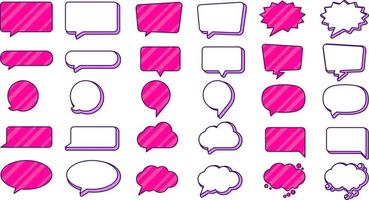 bubble chat text message blank for website, web, application, presentation, printing, document, poster design, etc. vector