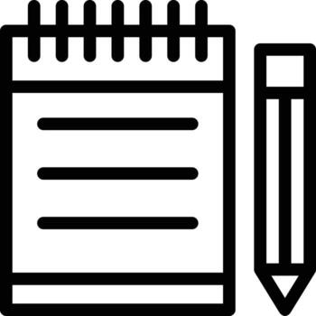 Note Book Icon vector