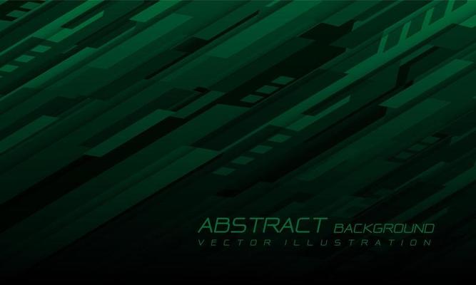Abstract green black geometric speed technology futuristic design background vector