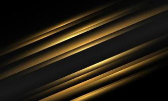 Abstract yellow speed light dynamic on black design modern futuristic background vector