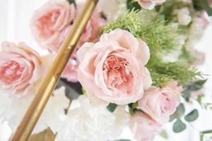 Beautiful  wedding flower background. photo
