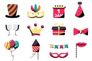 Vector illustration Carnival element object for graphic designer edit vector template