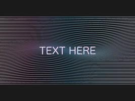 Abstract wave lines pattern dynamic colorful light flowing isolated on black background. Vector illustration design element in concept of music, party, technology, modern.