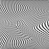 3D abstract monochrome background with dots pattern vector design, technology theme, dimensional dotted flow in perspective, big data, nanotechnology.