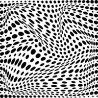 3D abstract monochrome background with dots pattern vector design, technology theme, dimensional dotted flow in perspective, big data, nanotechnology.