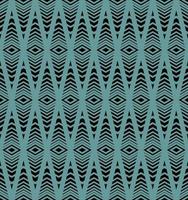 BLUE BACKGROUND WITH VECTOR GEOMETRIC SCANDINAVIAN BLACK PATTERN