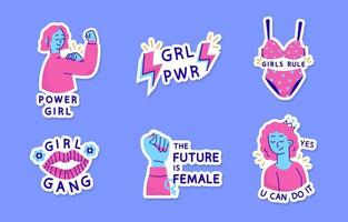 Women Day Awareness Sticker vector