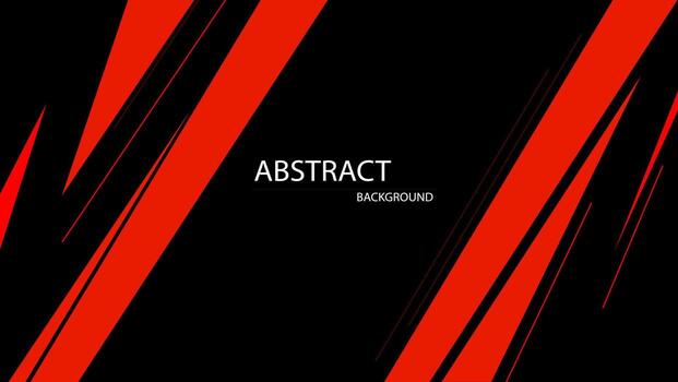 abstract line background with black and red color vector