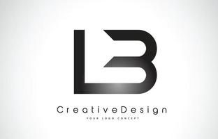 diseño del logotipo de la letra lb lb. icono creativo letras modernas vector logo.