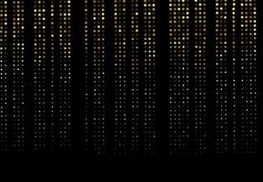 Gold halftone background vector. vector