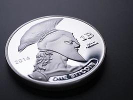 Titan Crypto currency coin photo