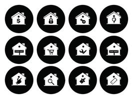 Set of outline Home Icon , Collection Home vector, Home Icon flat, Homepage Vector design house  icon, House logo icon vector