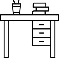 Desk Icon Style vector