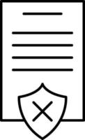Rejected Icon Style vector