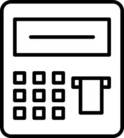 Atm Machine Icon Style vector