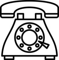 Landline Icon Style vector