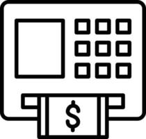 Atm Icon Style vector