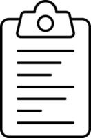 Clipboard Icon Style vector