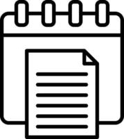Yearly Report Icon Style vector