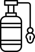 Oxygen Tank Icon Style vector