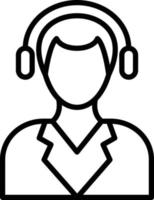 Customer Service Icon Style vector