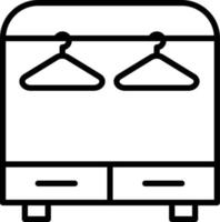 Hanger Stand Icon Style vector