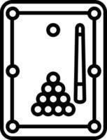 Billiards Icon Style vector