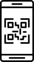 QR Code Icon Style vector